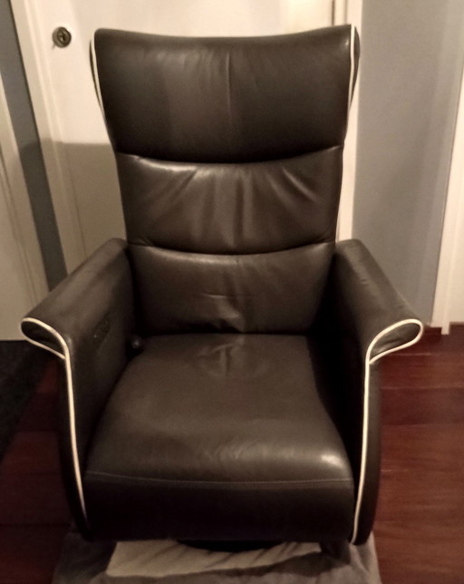 Sillón relax Prominent marrón extra pequeño