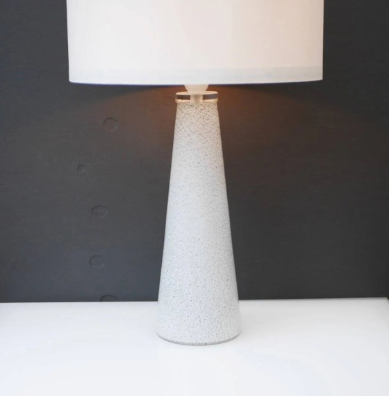 Image 1 of Art glass lamp by Bengt Orup for Hyllinge Glasbruk