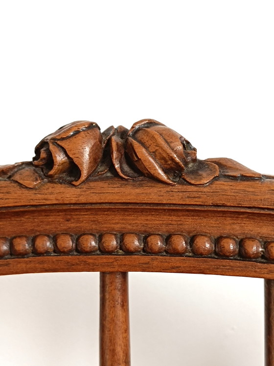 Image 1 of Sedia stile Luigi XVI Napoléon III in stile art nouveau