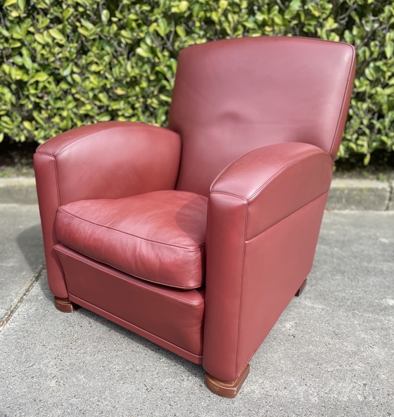 Image 1 of Édition limitée : 2 fauteuils club design italien - Tabarin Poltrona Frau