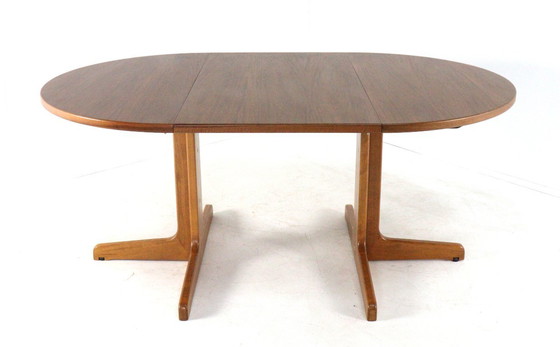 Image 1 of Thonet round 2x extendable dining table vintage table