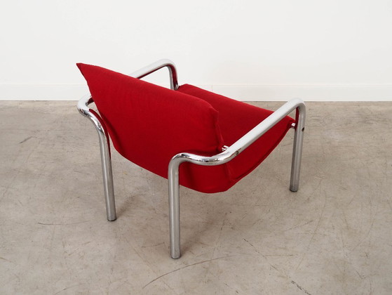 Image 1 of Fauteuil rouge, design italien, années 1970, fabriqué en Italie