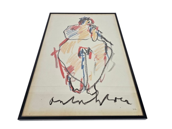 Image 1 of Anton Heyboer - Madonna met Kind - zeefdruk - Limited edition - 1990