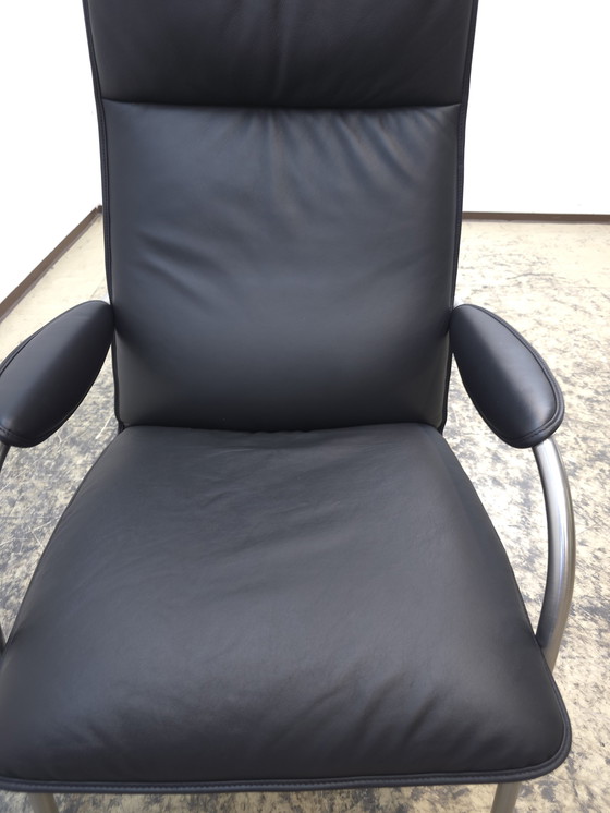 Image 1 of De Sede ds 270 sillón negro sillón de diseño sillón de cuero sillón función