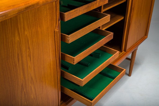 Highboard Cabinet attributed to Axel Christensen for Aco Møbler, 1960s