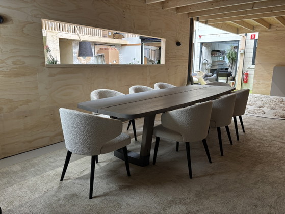 Image 1 of Minotti Aston Dining Chairs in boucle Np € 2.580,-