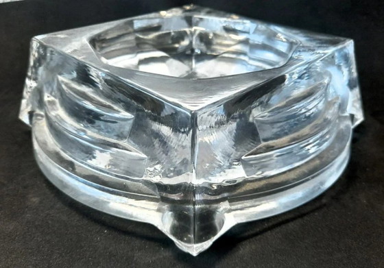 Image 1 of Coupe en cristal Šipek – Chef-d'œuvre géométrique en verre
