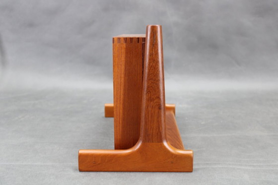 Image 1 of 1950s Paire de rares tables de nuit flottantes en teck de Borge Mogensen par Dyrlund Denmark