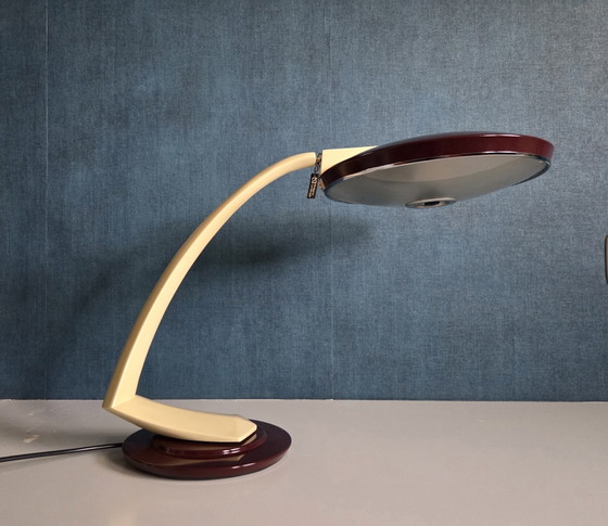 Image 1 of Vintage table lamp - Fase | Boomerang 2000 - 1970s