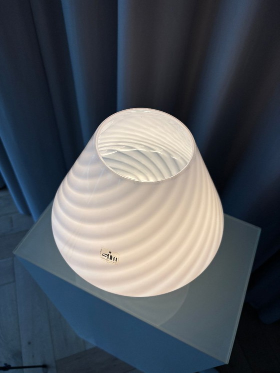 Lampe de table vintage en verre de Murano italien des années 1970 – SIM Venezia – Glass (photo 9 of 15)