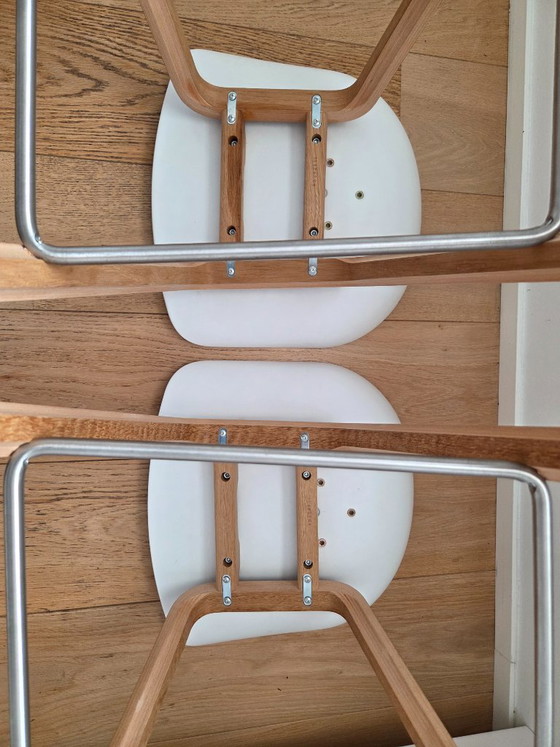 2x HAY About a Stool AAS32 tabouret de bar 65 cm, blanc/chêne savonné, Tabourets de bar, Bois (photo 5 sur 6)