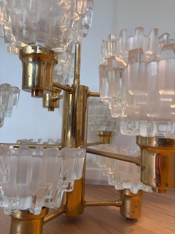 Lampadario Mid Century Hans Agne Jakobsson – Hans-Agne Jakobssen, Glass (photo 3 of 10)