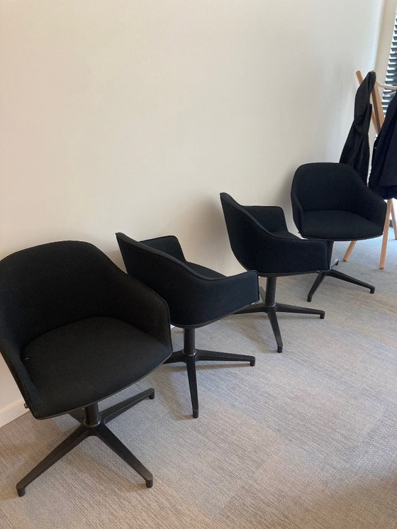 Image 1 of 4x Vitra Softshell Stuhl
