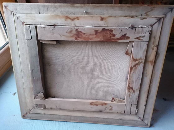 Image 1 of Dipinto ad olio su tela paesaggio, firmato