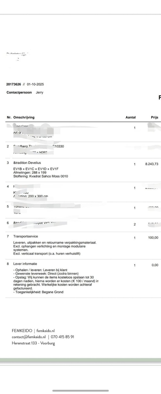 Image 1 of Sofá esquinero de diseño &Tradition – Edward van Vliet – como nuevo