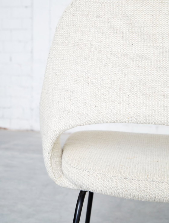 Nr. 72 Conferentiestoelen van Eero Saarinen voor Knoll, jaren 1950, set van 4 – Eetkamerstoelen, Wool (photo 9 of 15)