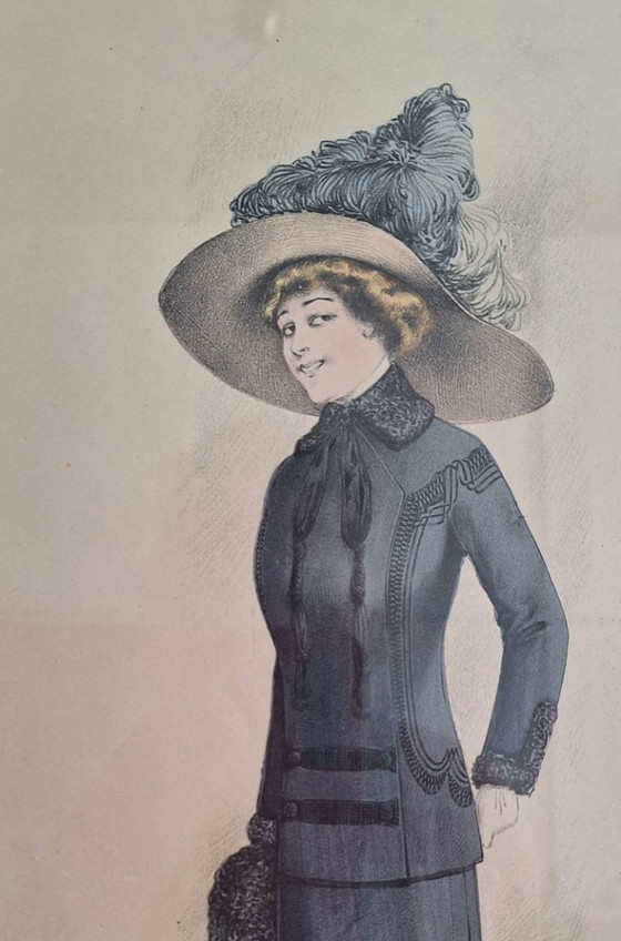 Image 1 of Winter- en lentemode 1909-1910 Art Nouveau