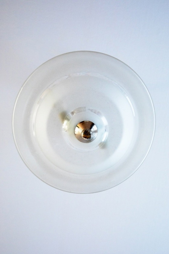 Image 1 of Art Deco pendant lamp glass and metal