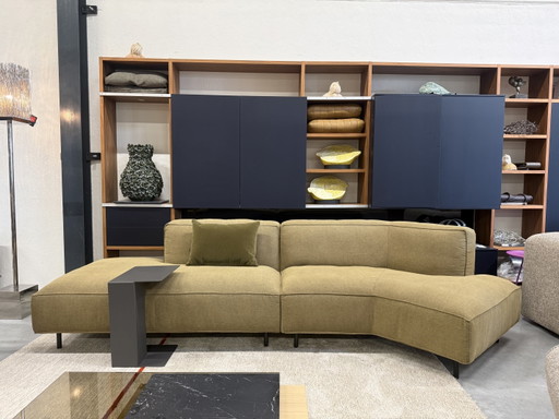 Gelderland 6400 Ecksofa grüner Stoff 310