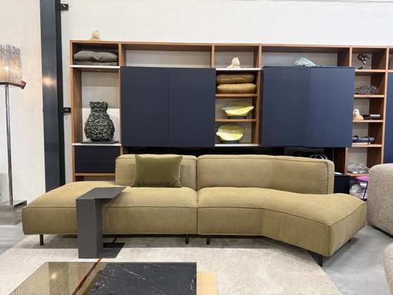 Image 1 of Gelderland 6400 Ecksofa grüner Stoff 310