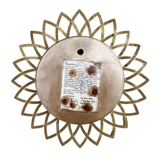 Image 1 of Mechanical sun hanging clock, Müller, Germany, 1960s.