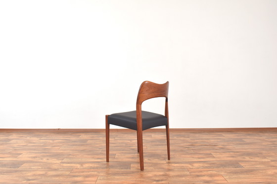 Image 1 of Mid Century Teakhouten Eetkamerstoelen Door Arne Hovmand-Olsen Voor Mogens Kold, 1960S, Set Van 4