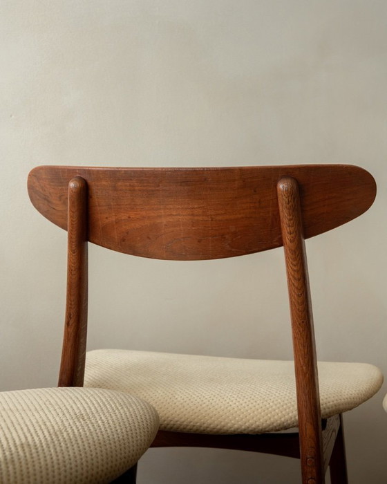 Image 1 of Set di 4 sedie da pranzo CH30 di Hans J. Wegner per Carl Hansen & Søn