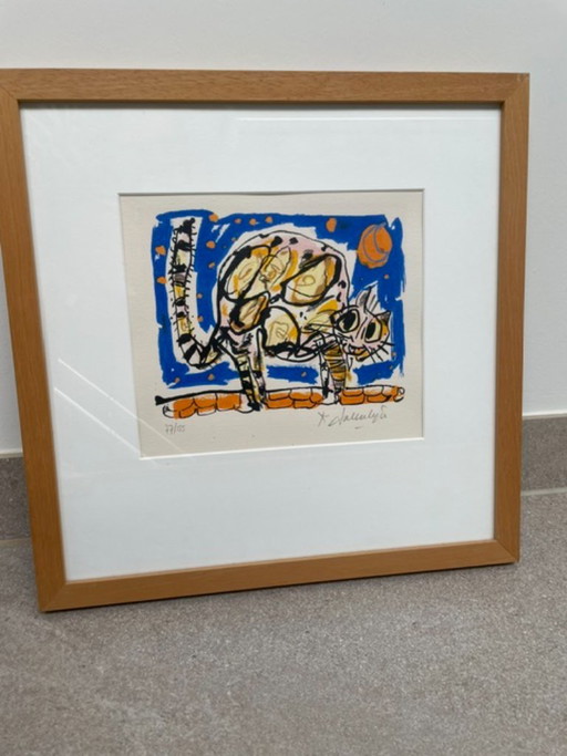 Kees Salentijn Siebdruck, signiert, limitierte Auflage
