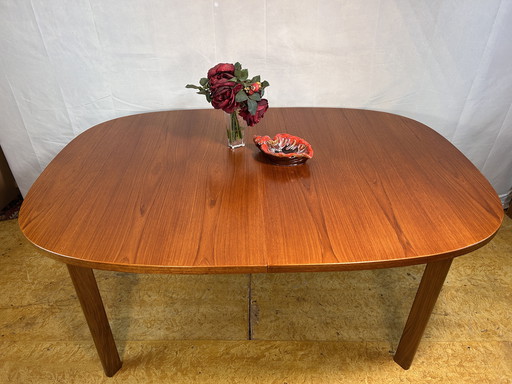 Mid-Century Retro Vintage Teak Extending Dining Table by G Plan – 1960s   Danish-Inspired British Design Classic 