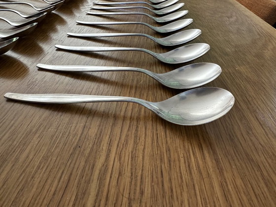 Beautiful vintage WMF Palma cutlery set (1970s, Cromargan) – Metal (photo 2 of 11)