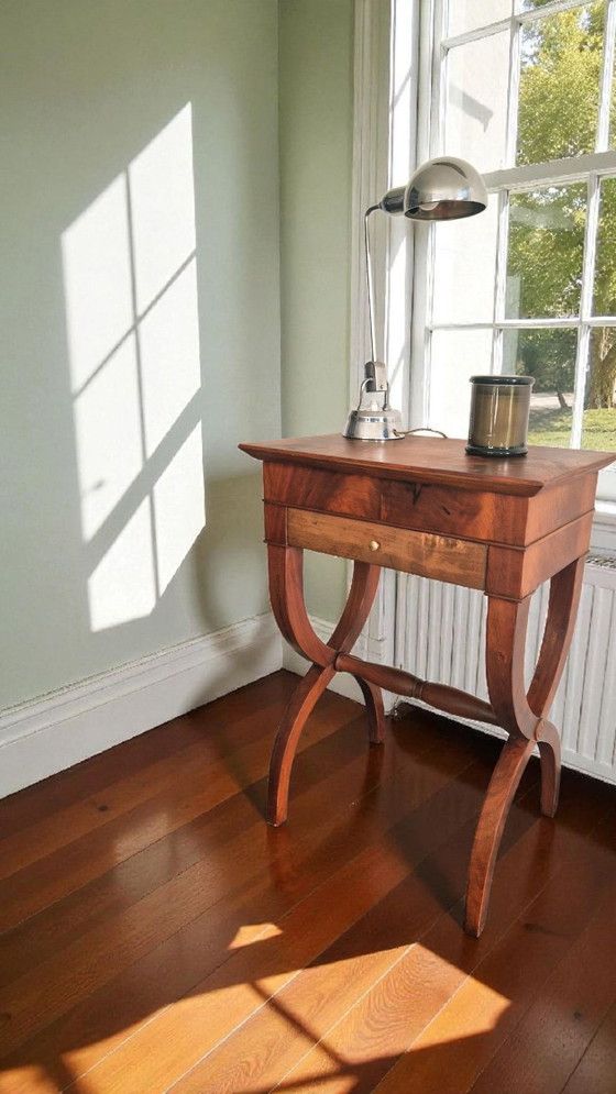 Image 1 of Console style Restauration - Bois de noyer - Époque XIXème 