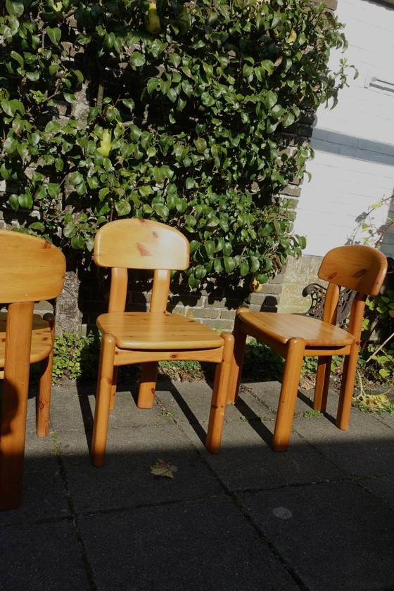 Image 1 of Satz von 4 Rainer Daumiller Diner (attr.) Stühlen