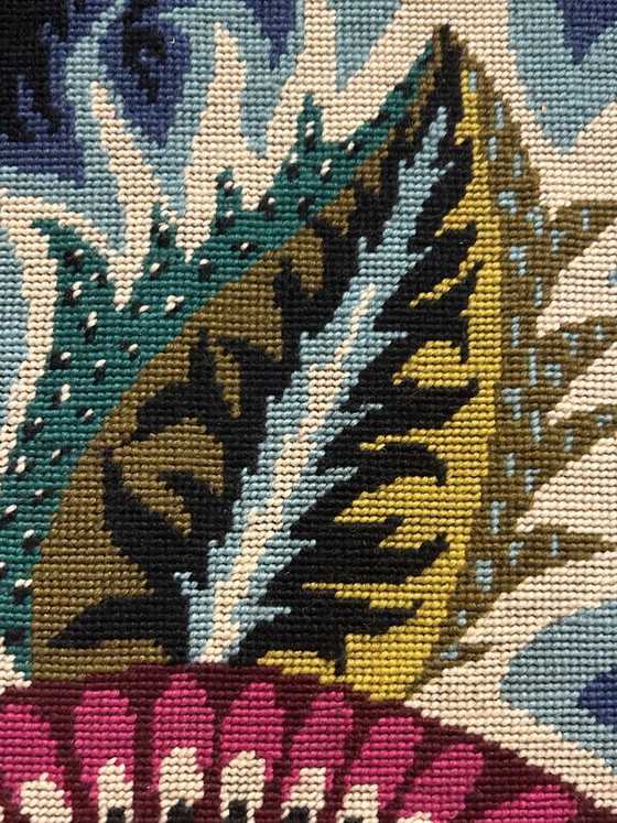 Image 1 of "Night Flower" Tapestry