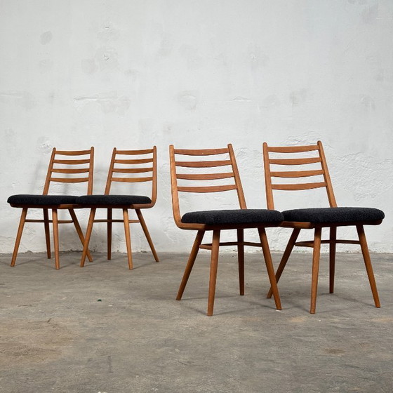 Image 1 of Juego de cuatro sillas de comedor de Jiří Jiroutek para Jitona, años 60