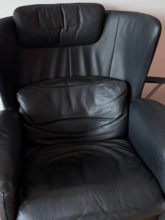 De Sede DS-23 Wingback Armchair Pair (Two Armchairs) – Leather (photo 9 of 9)