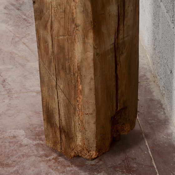 Base de Estatua Columnas Pedestal con Viga Decorativa – Hierro, Rustic (photo 13 of 14)