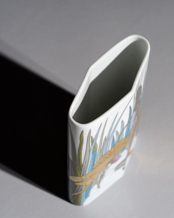 Image 1 of Alain Le Foll & × Tapio Wirkkala Rosenthal Porcelain Vase & Lidded-Box Set