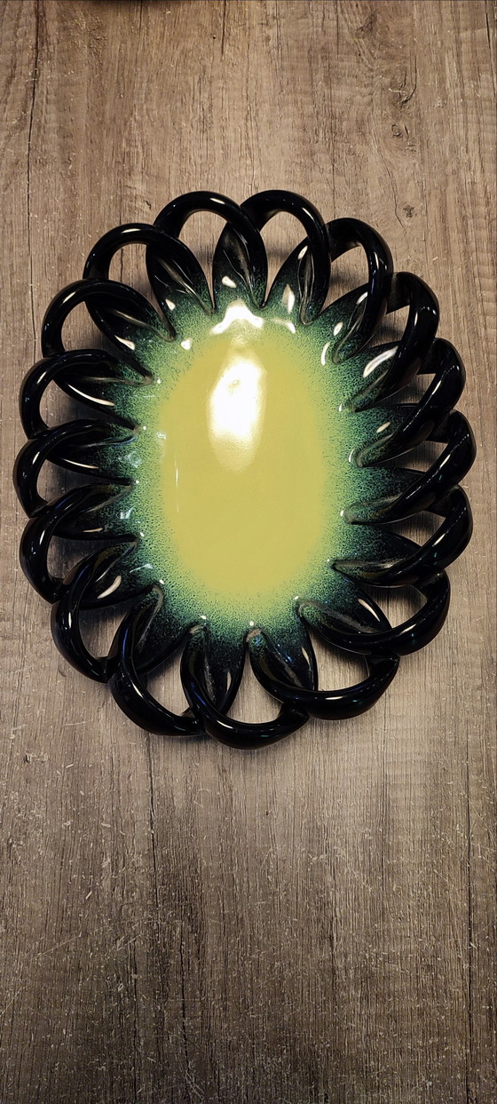 Image 1 of Frutero de cerámica retorcida Ceramidi (talleres de Vallauris)