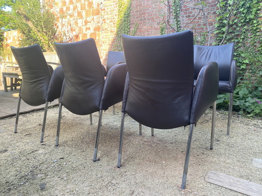 6 Leather Chairs