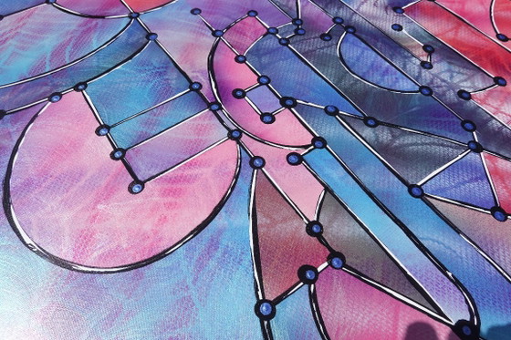 Image 1 of Cubisme A1457 - Peinture acrylique originale