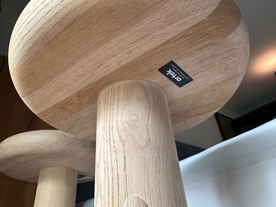 Image 1 of 2 Artek Rocket Stool in oak bar stools