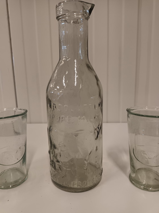 Vintage Milk Jug and Glasses – Glass & Decanter (photo 7 of 11)
