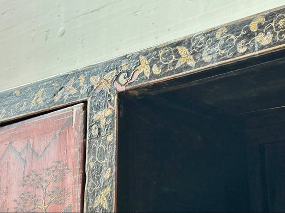 Image 1 of Cómoda de madera de olmo de la dinastía Qing, finales del siglo XIX