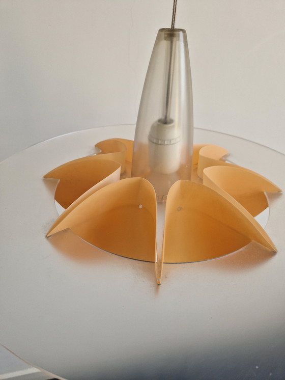 Image 1 of Lampada a sospensione vintage Luceplan - UFO design atmosferico anni '80