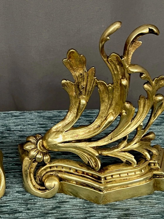Kaminverzierung. Vergoldete Bronze. – Dekorative Objekte (photo 4 of 5)