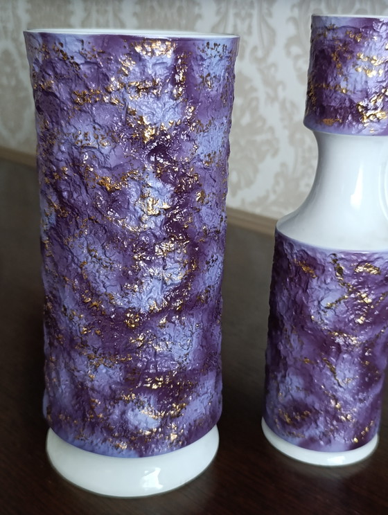 Vintage Royal Porzellan Bavaria KPM Vase Set – KPM Royal, Porcelain (photo 10 of 10)