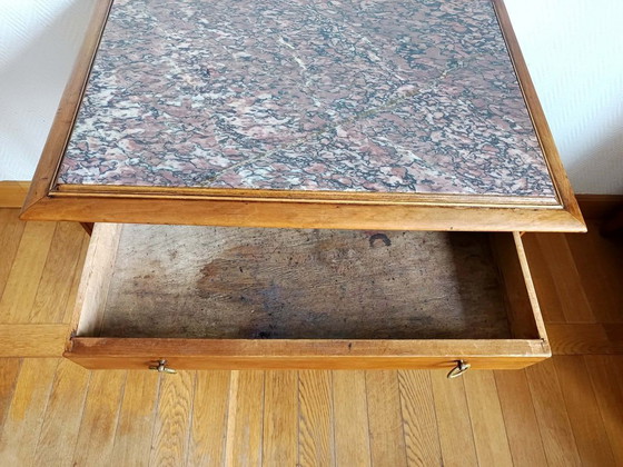 Image 1 of Mesa de centro de mármol estilo Luis XVI