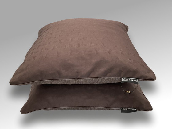 Image 1 of Gucci - Set of 2 new pillows made of Vintage Gucci viscose