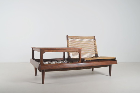 Image 1 of Set Deense zetels TV161 ontworpen door Hans Olsen voor Bramin, jaren '50