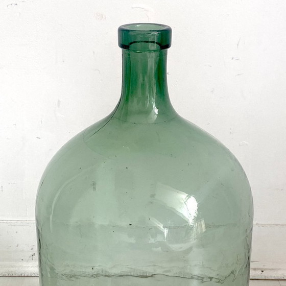 Image 1 of Damigiana vintage verde, 15 litri